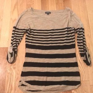 Express striped sweater